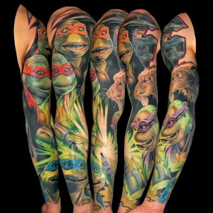 Teenage Mutant Ninja Turtles Tattoo Ideas
